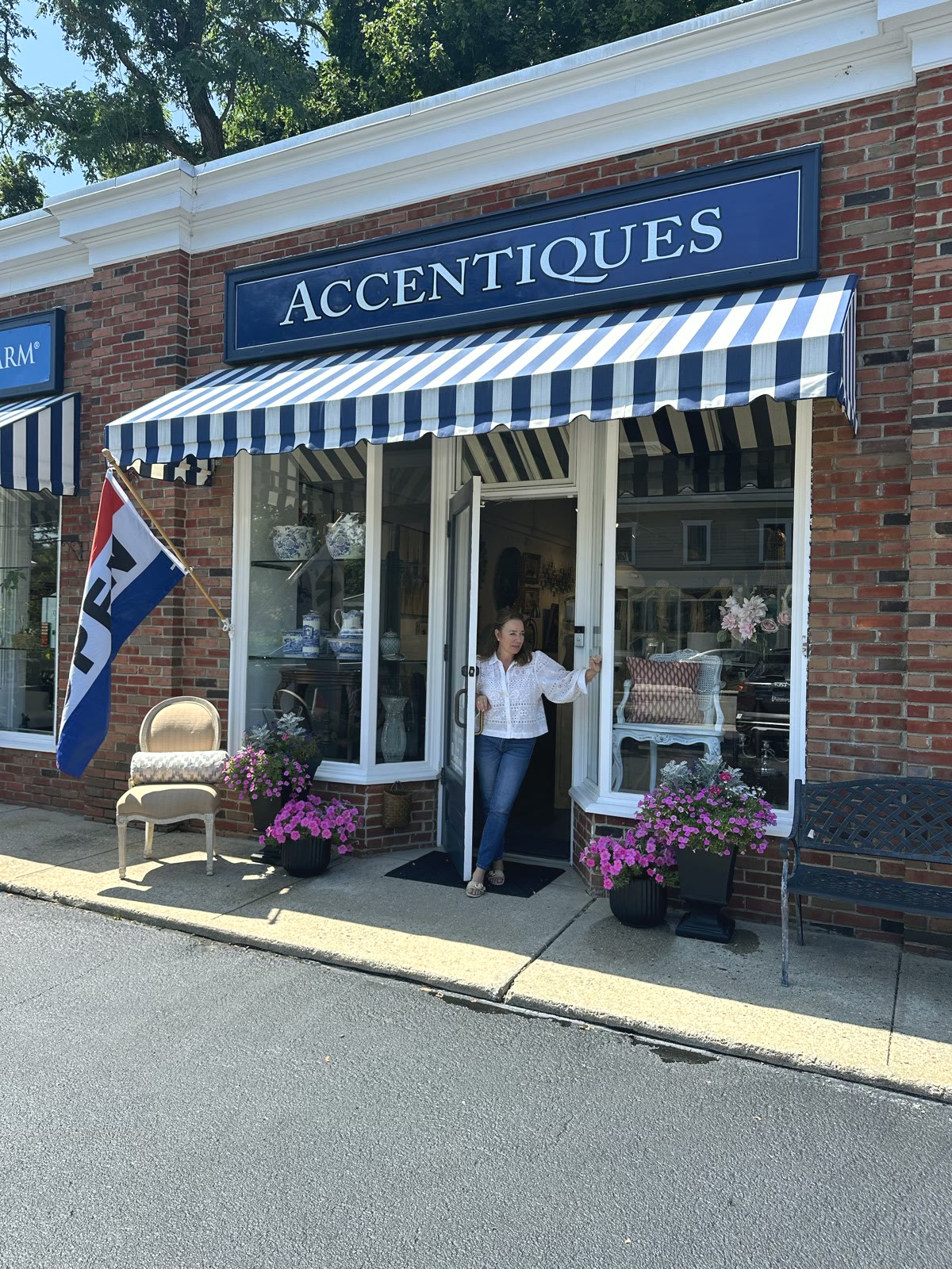 The Accentiques By Camille storefront in Locust Valley, NY